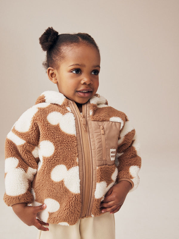 Brown Mickey Mouse Fleece (3mths-7yrs)