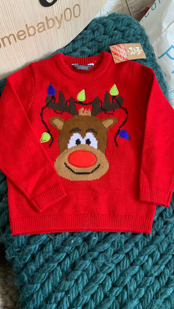 Christmas reindeer jumper