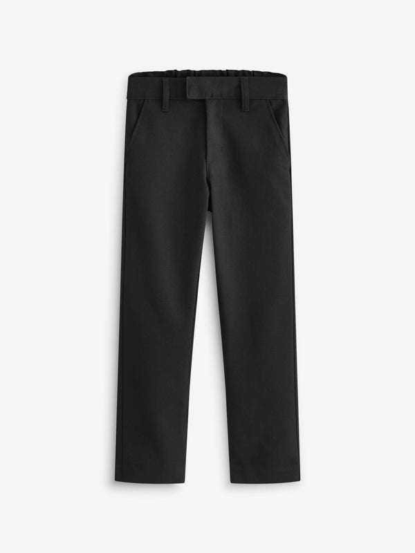 Black Slim Waist School Formal Slim Trousers (3-17yrs)