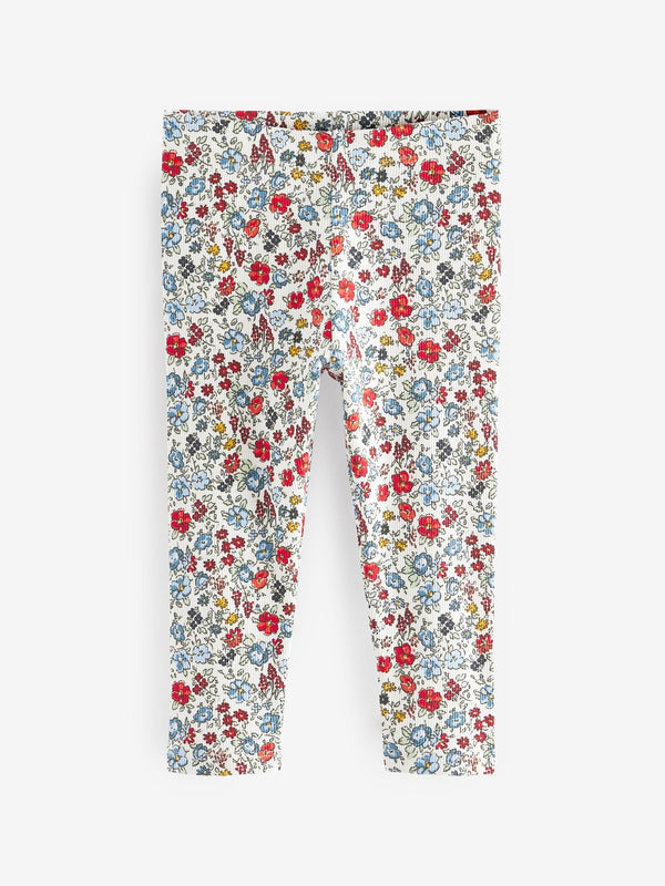 Navy Ribbed Leggings 5 Pack (3mths-7yrs)