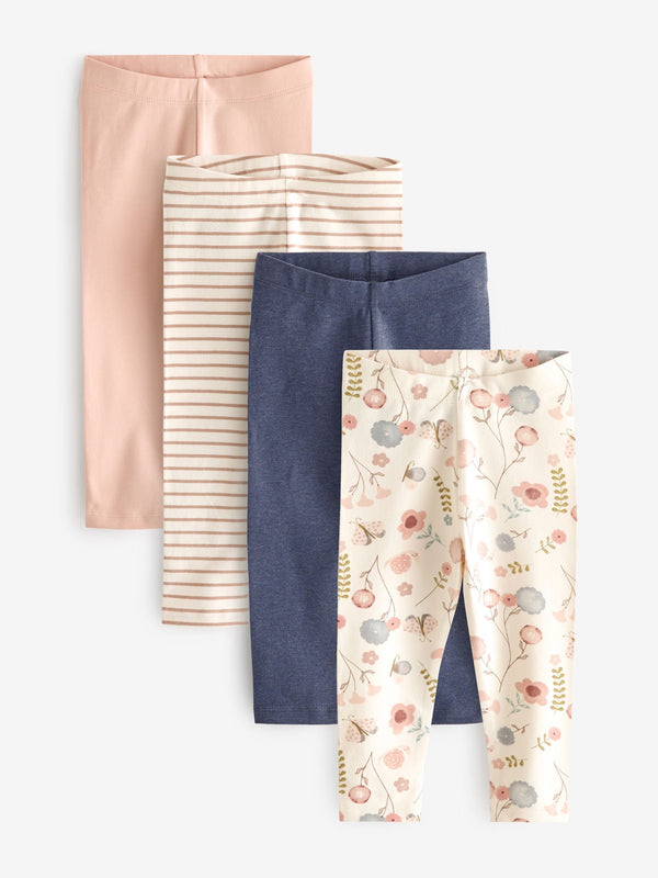 Pink Leggings 4 Pack (3mths-7yrs)