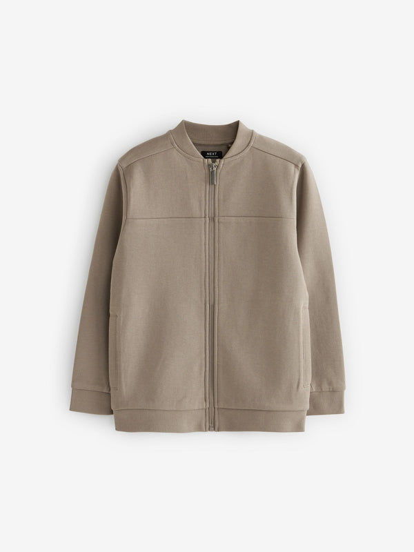 Mink Brown Smart Bomber Jacket (3-16yrs)