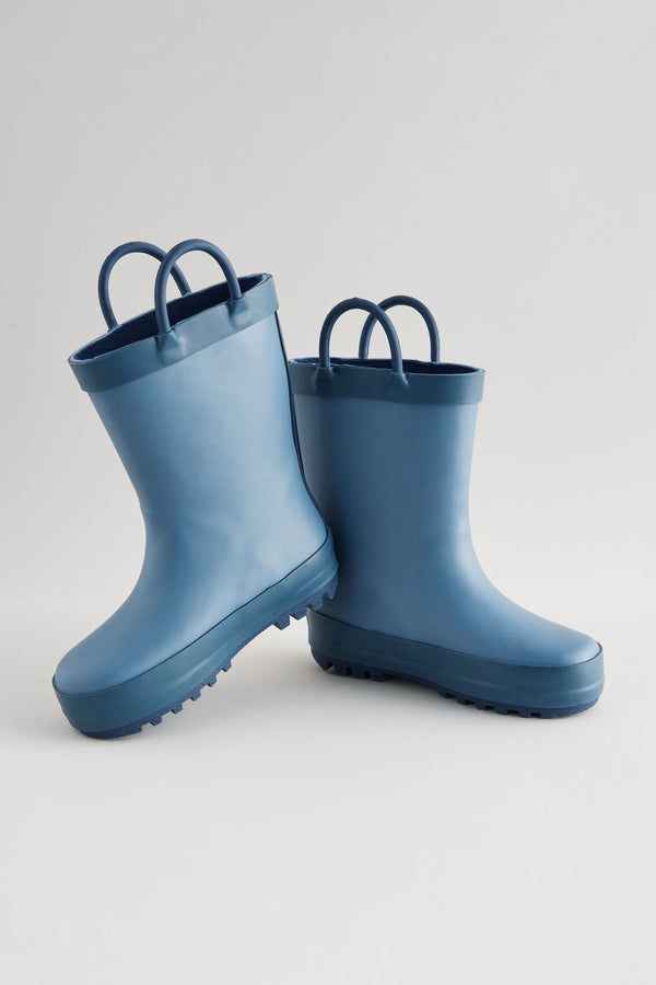 Blue Handle Pull-On Wellies