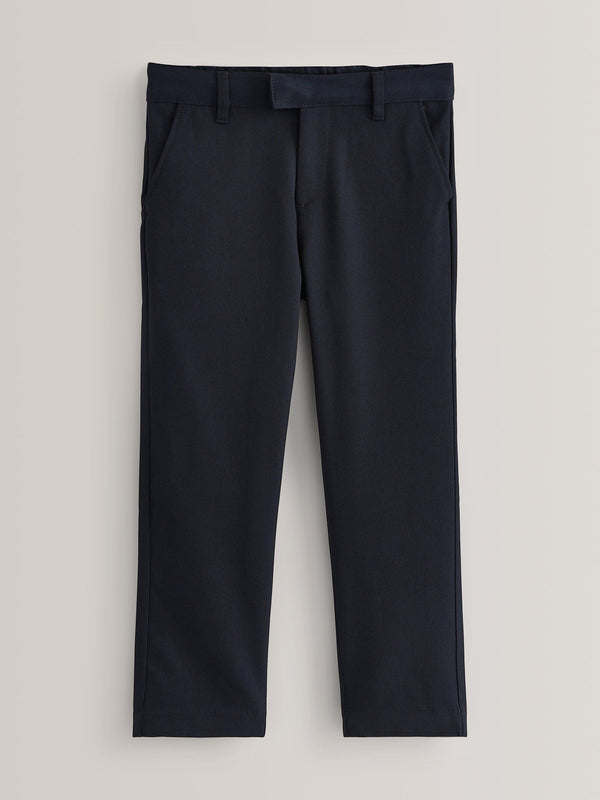 Navy Regular Waist School Formal Slim Trousers (3-17yrs)