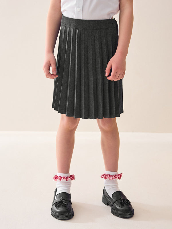 Grey Pleat School Skirt (3-16yrs)