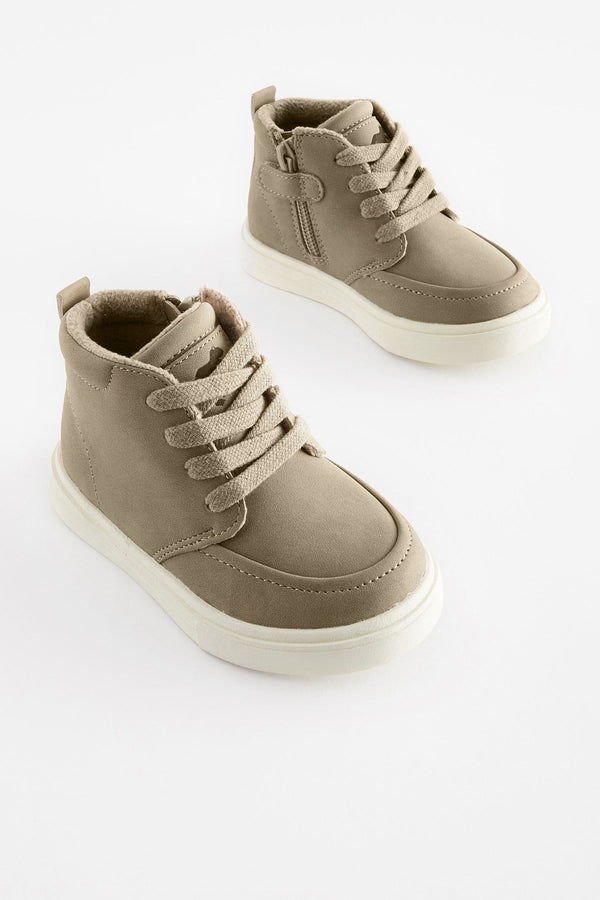 Stone Natural Warm Lined Chukka Boots