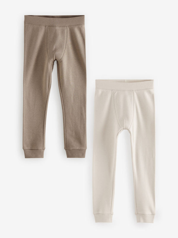 Neutral Thermal Leggings 2 Pack (2-16yrs)