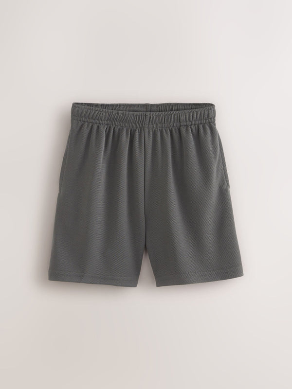 Grey Single Sports Shorts (3-16yrs)