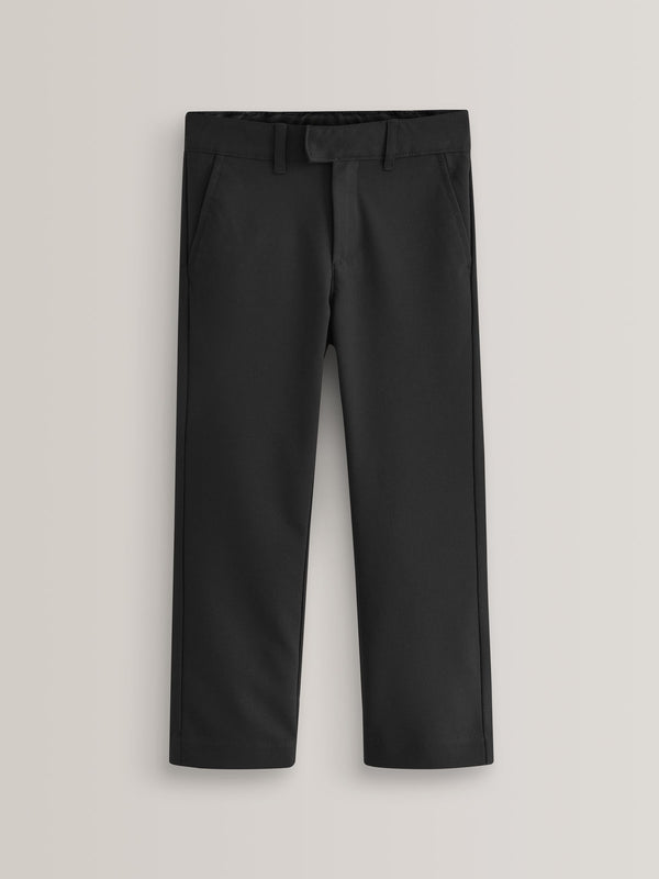 Black Regular Waist School Formal Stretch Skinny Trousers (3-17yrs)