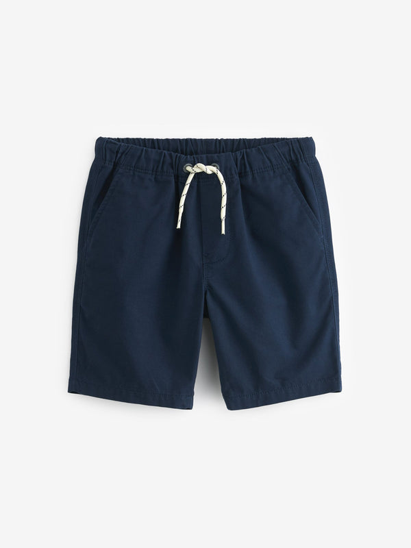 Navy Blue Regular Fit Pull-On Shorts (3-16yrs)