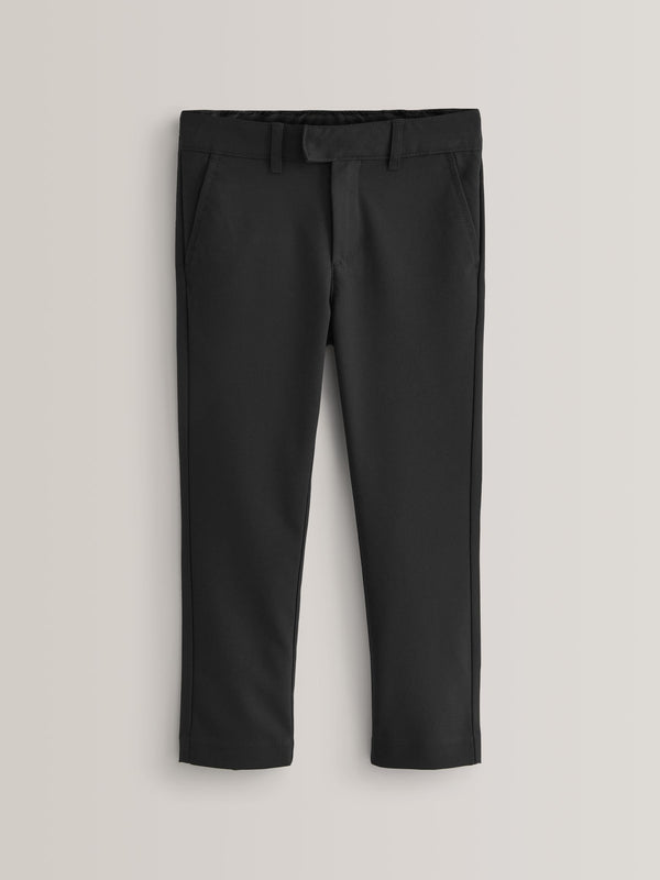 Black Slim Waist School Formal Stretch Skinny Trousers (3-17yrs)