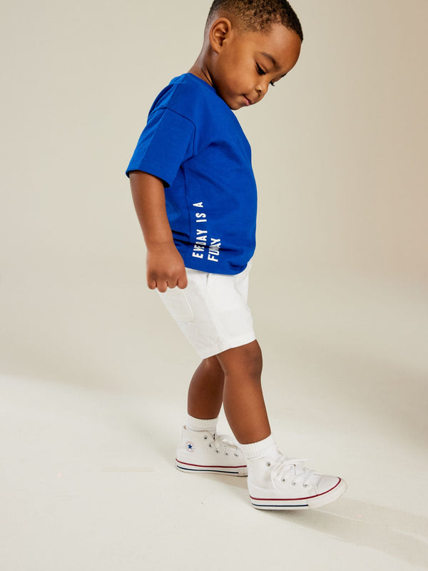 White Pull On Shorts (3mths-7yrs)