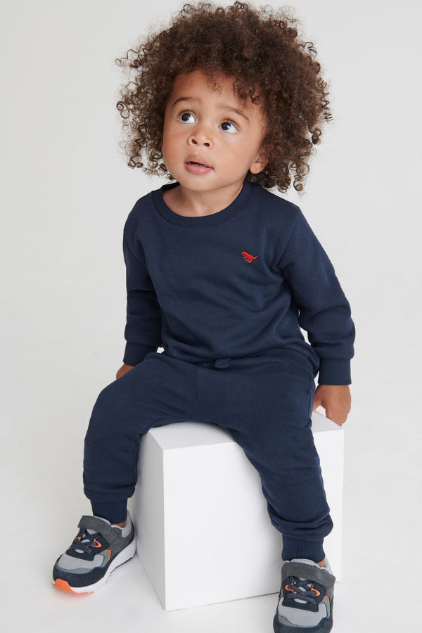 Blue Navy Jersey Sweatshirt And Joggers Set (3mths-7yrs)