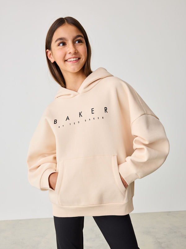 Oversized Back Print Logo Hoodie