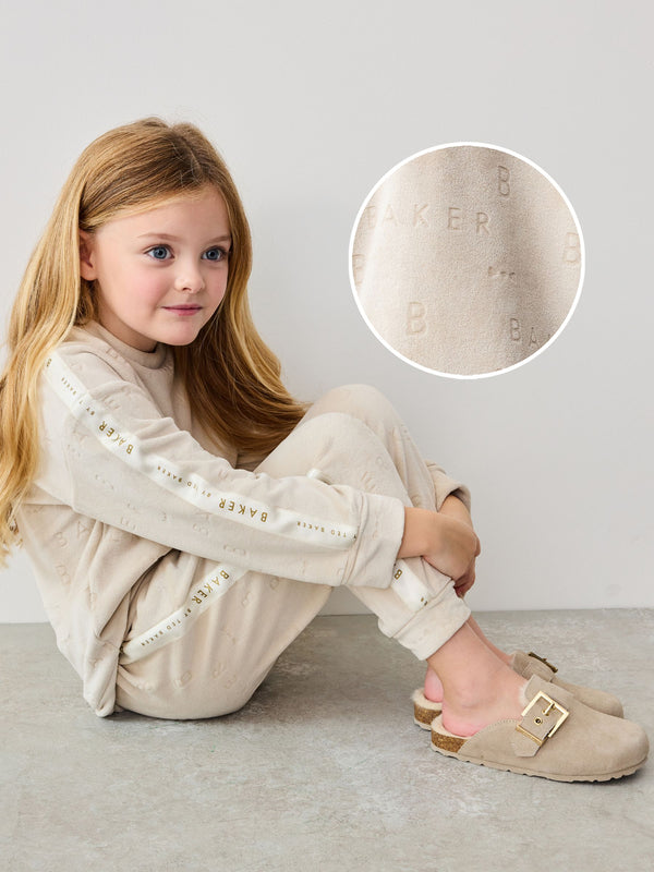 Baker by Ted Baker Stone Embossed Branded Pyjama Set