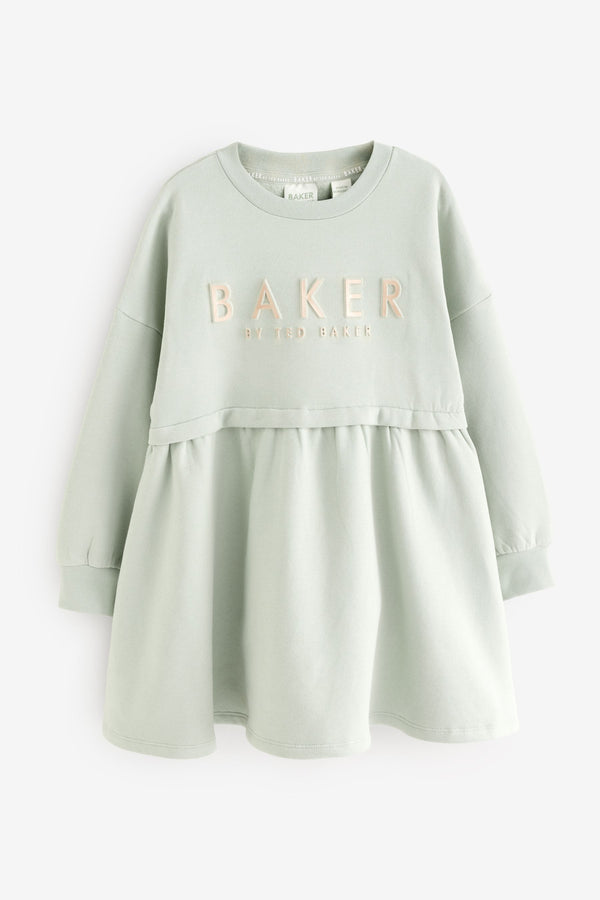 Baker by Ted Baker Embossed Branded Sweat Dress