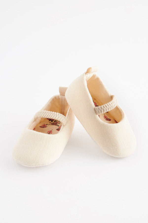 Neutral Ballet Baby Shoes (0-24mths)