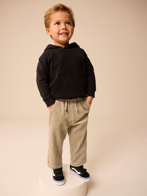 Stone Textured Corduroy 100% Cotton Pull On Trousers (3mths-7yrs)