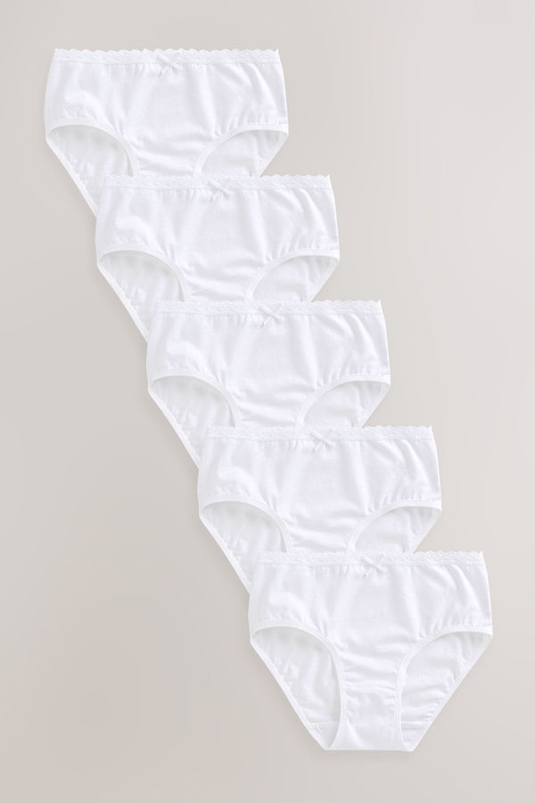 White Briefs 5 Pack (1.5-16yrs)