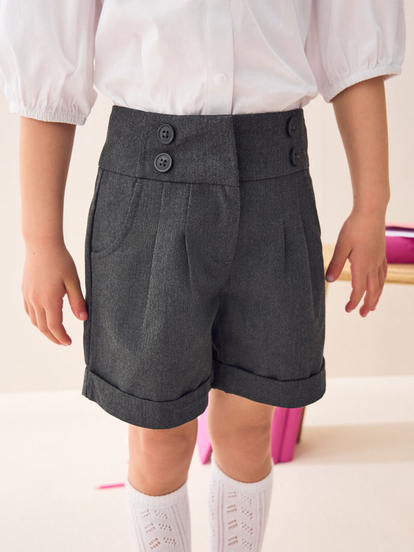 Grey School Shorts (3-16yrs)