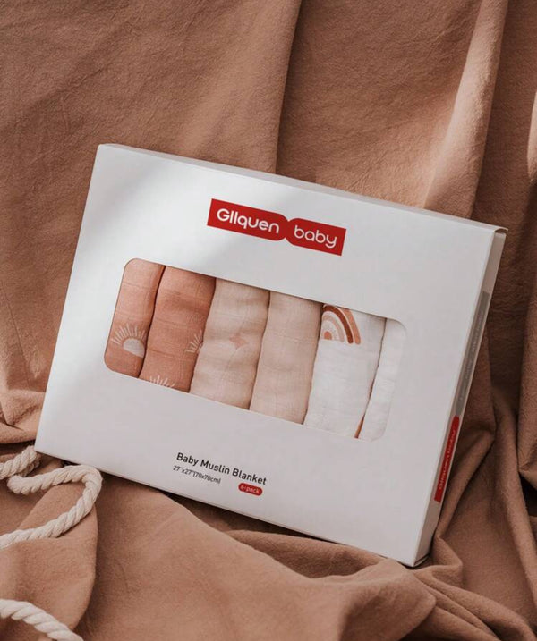 6 pk muslin cloth