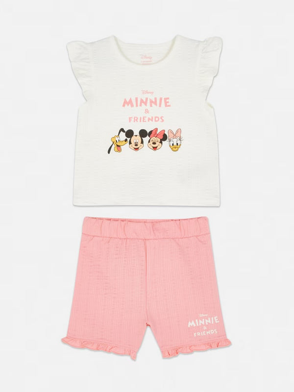 Primark Disney minnee shorts set