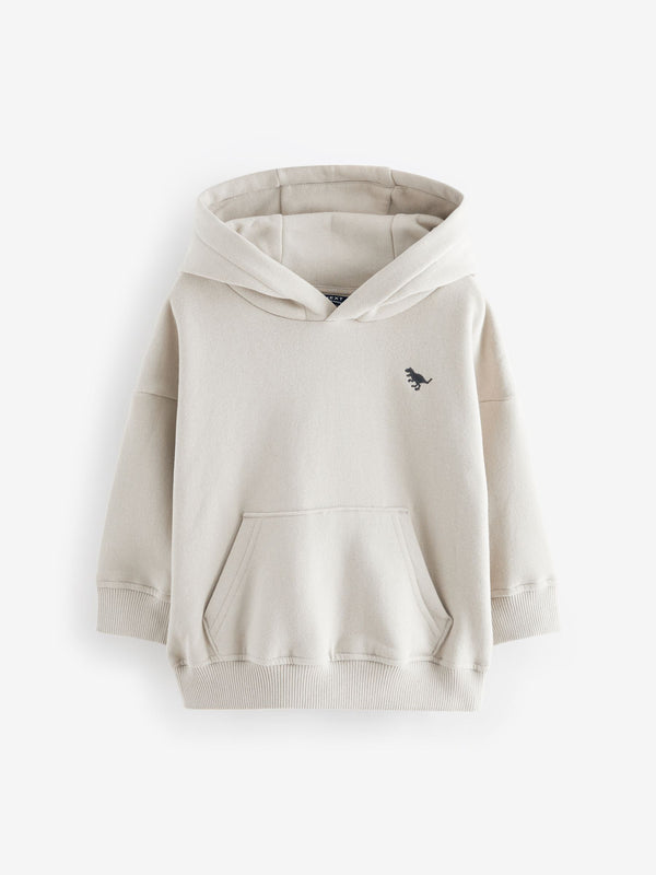 Light Grey Long Sleeve Soft Touch Hoodie (3mths-7yrs)