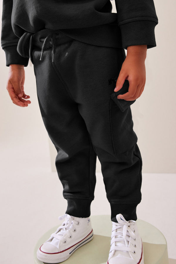 Black Utility Joggers (3mths-7yrs)