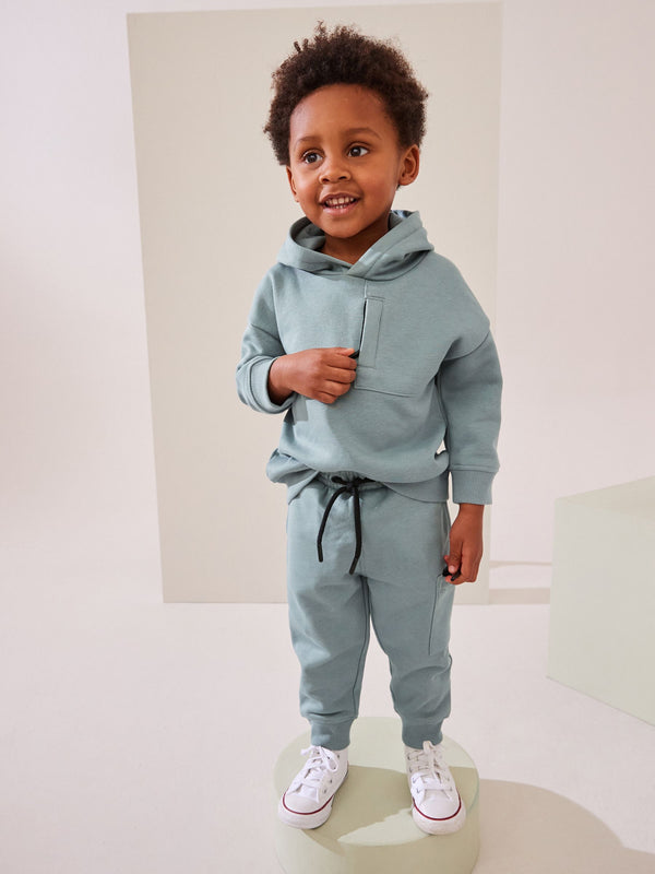 Mineral Blue Utility Hoodie and Joggers Set (3mths-7yrs)