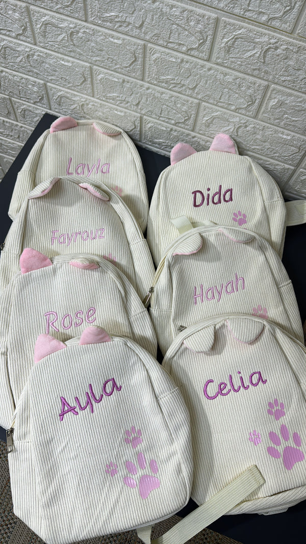Customized nursery backpack