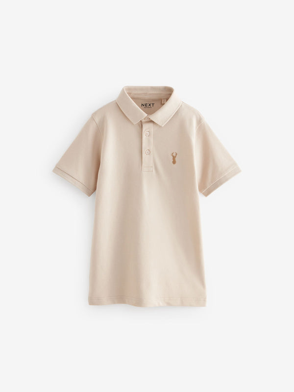 Stone Short Sleeve Polo Shirt (3-16yrs)