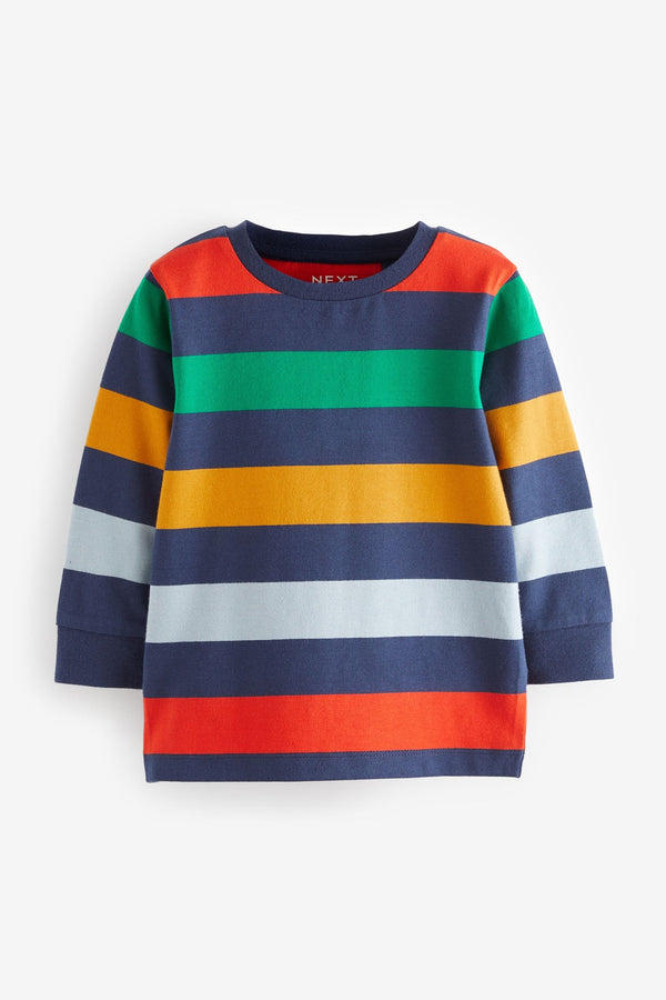 Rainbow Long Sleeve Stripe T-Shirt (3mths-7yrs)