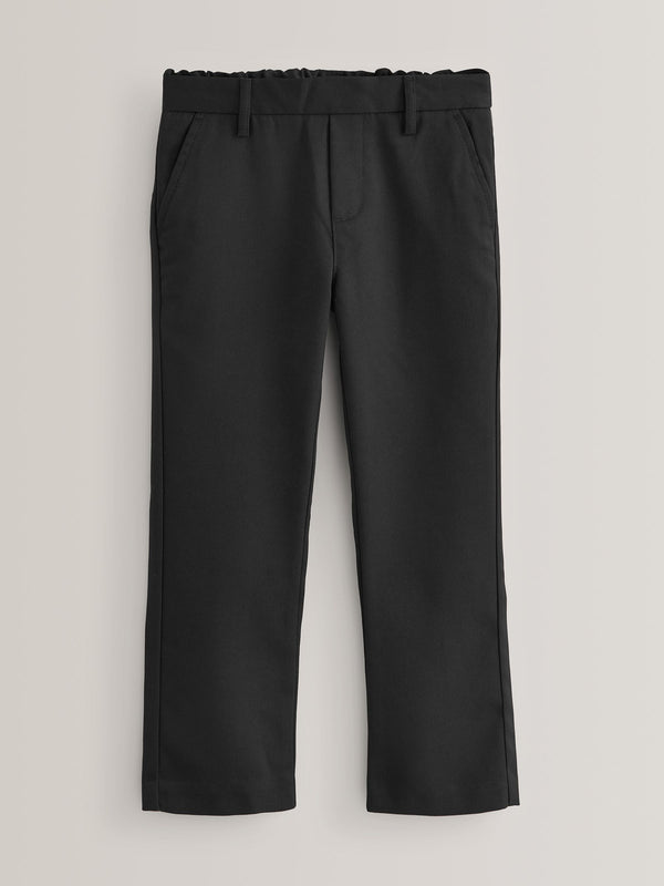 Black School Formal Straight Trousers (3-17yrs)