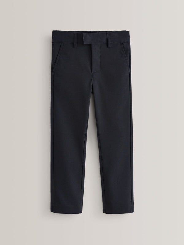 Navy Slim Waist School Formal Stretch Skinny Trousers (3-17yrs)