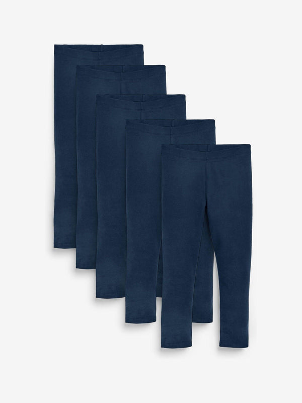 Navy Blue Leggings 5 Pack (3-16yrs)