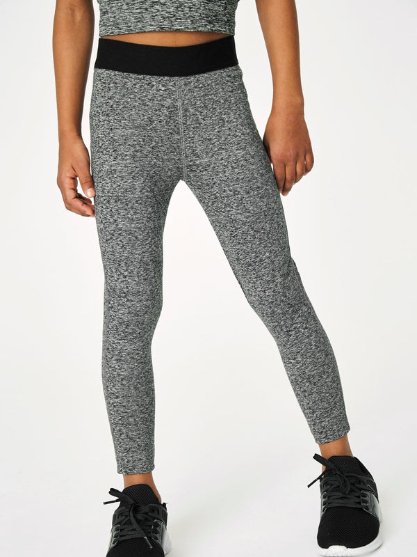 Dark Grey Marl Sports Leggings (3-16yrs)