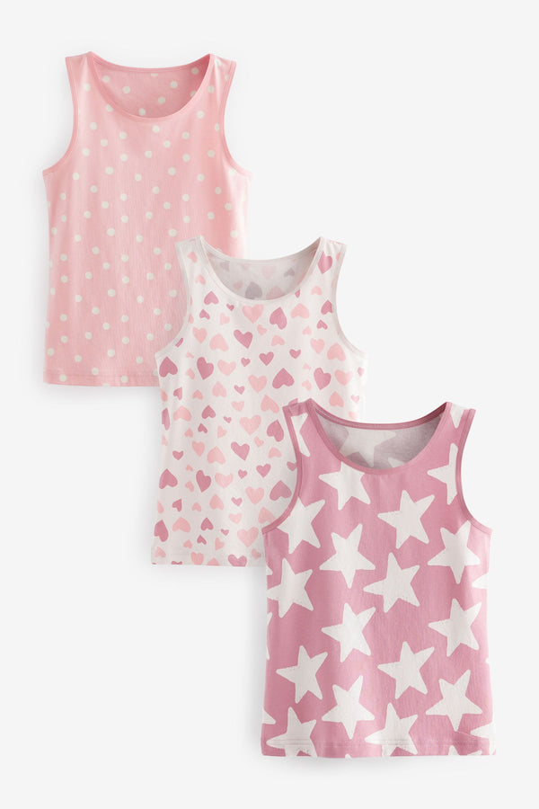 Pink Fairy Vests 3 Pack (1.5-16yrs)