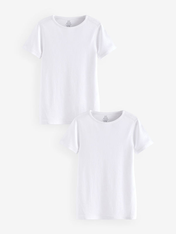 White Kind to Skin T-Shirts 2 Pack (9mths-12yrs)