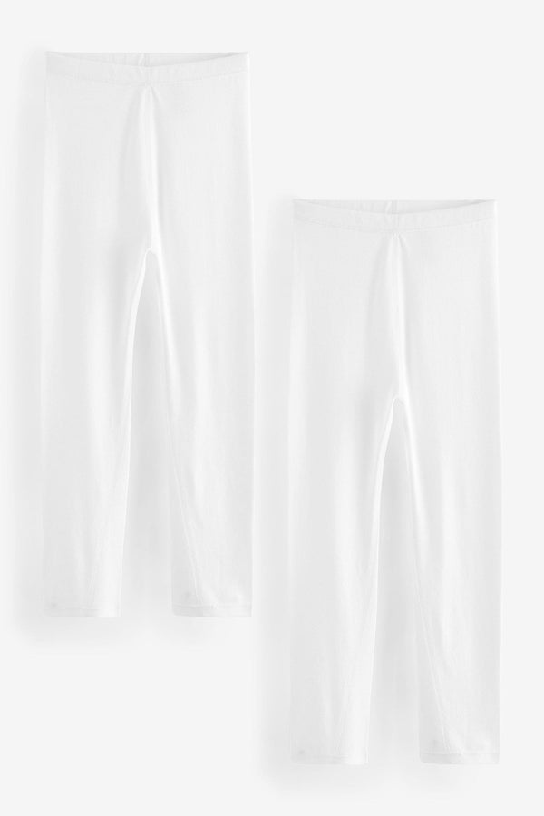 White Kind to Skin Leggings 2 Pack (9mths-12yrs)