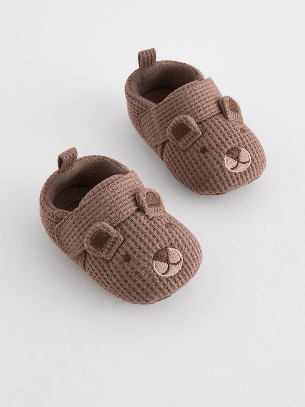 Brown Bear Slip-On Baby Shoes(immediate)