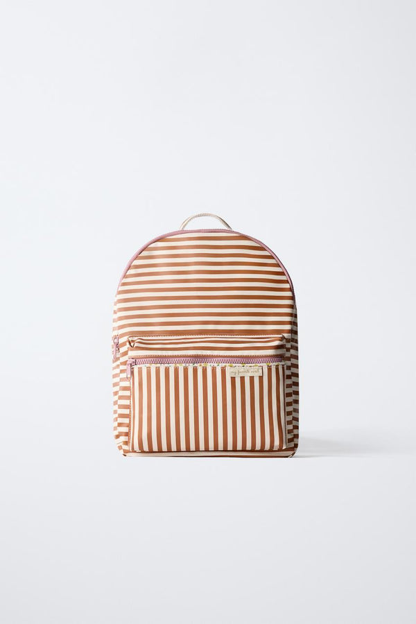 Zara waterproof stripe backpack