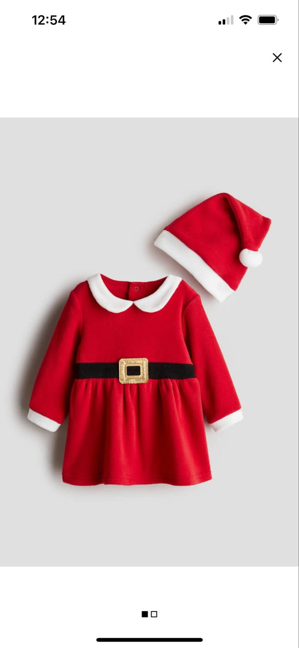 H&M Christmas santa dress