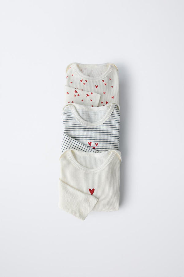 Zara 3pk bodysuit