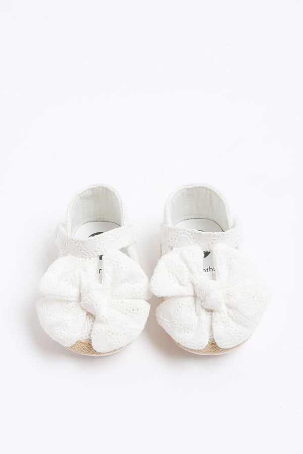 River Island Baby Girls Broderie Bow Sandals