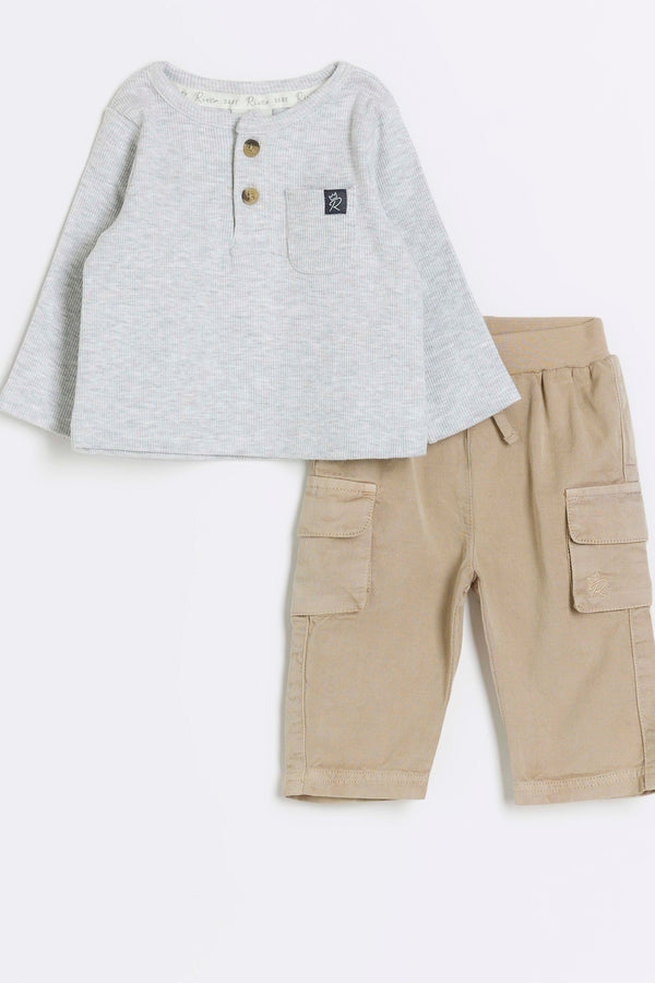 River Island Baby Boys Top and Short Set