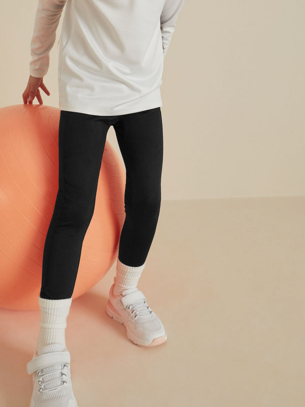 Black Sport Leggings (3-16yrs)