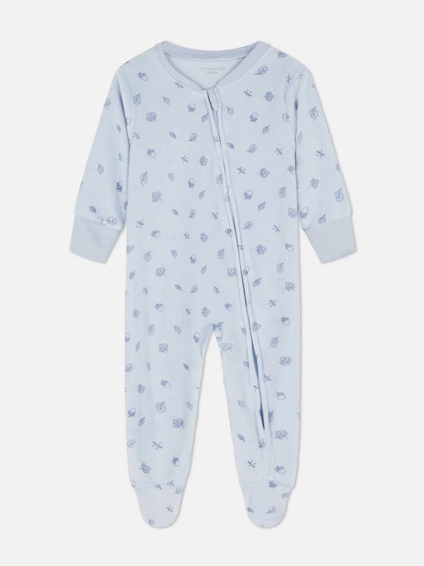 Primark fleece woodland sleepsuit