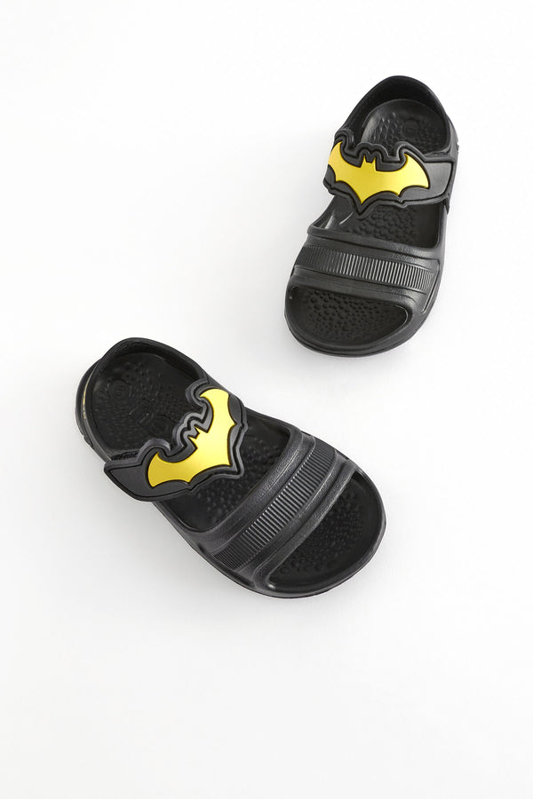 Black Batman Pool Sliders