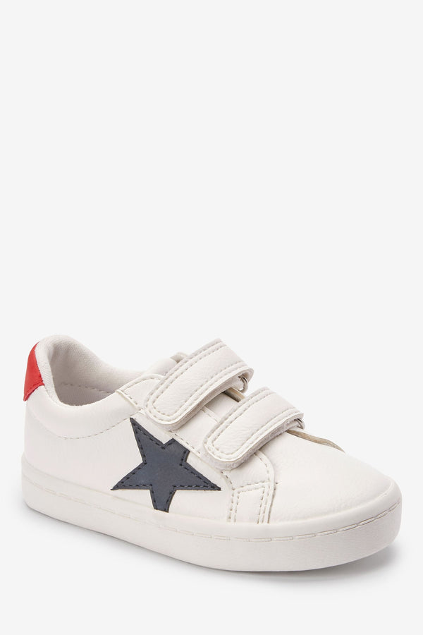 White Star Touch Fastening Trainers (immidiate)