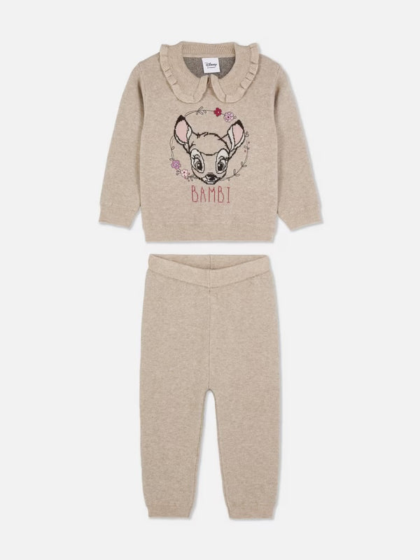 Disney bambi knitted set